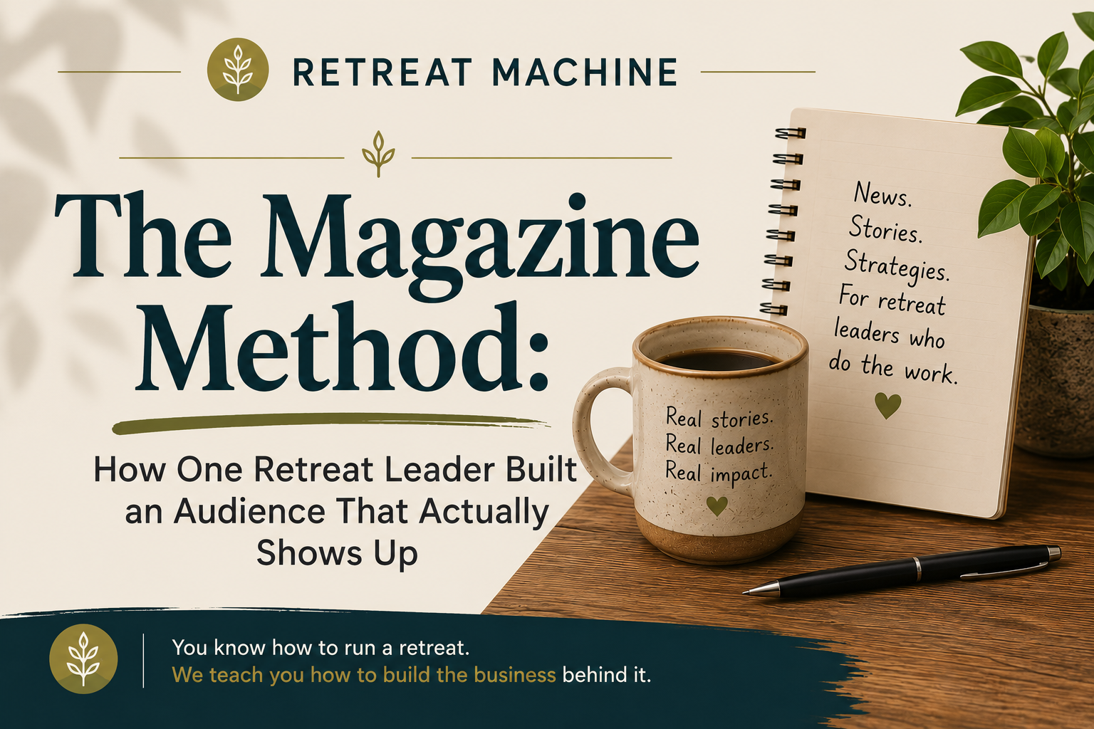 The Magazine Method: How One Retreat Leader Built an Audience That Actually Shows Up
