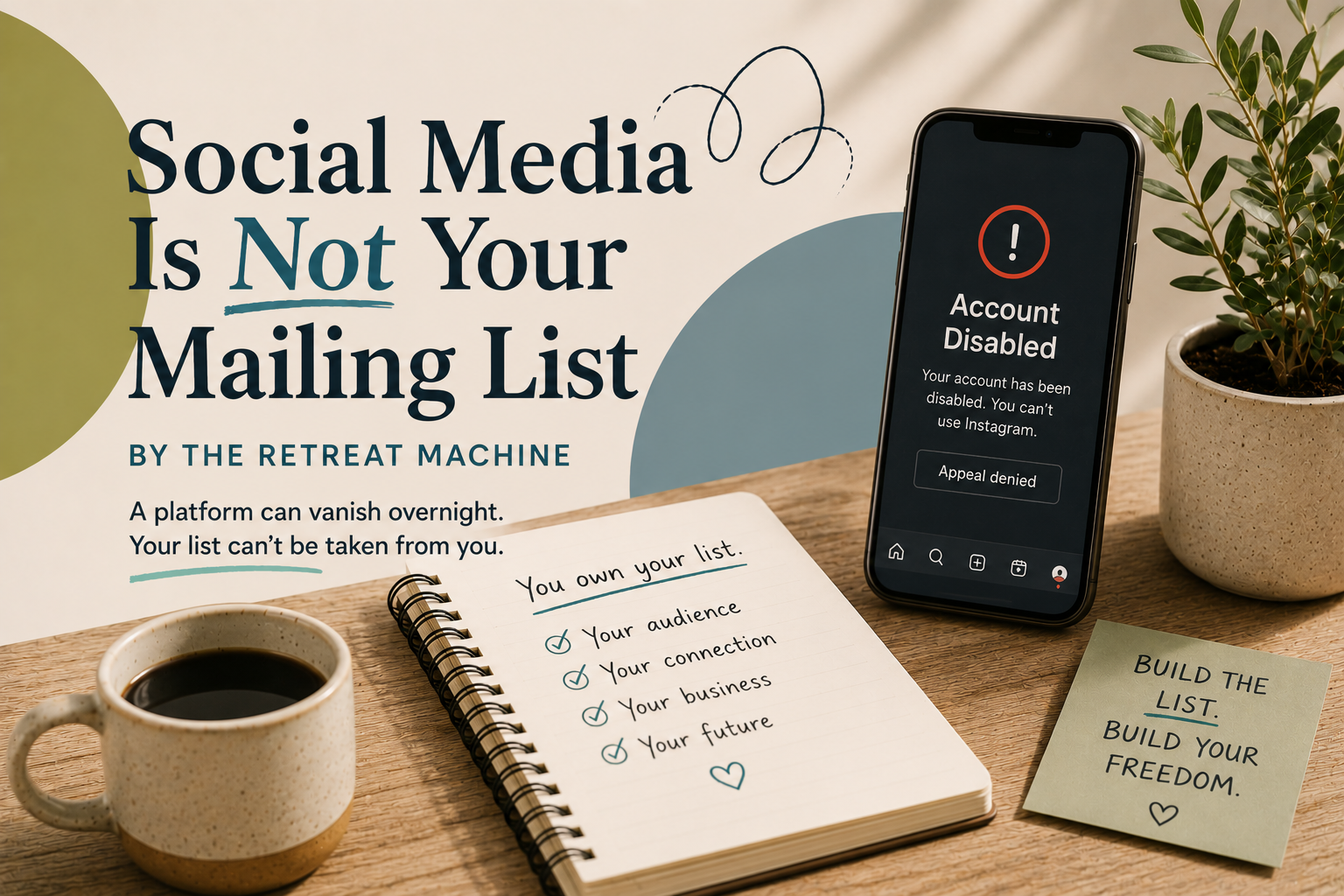 Social Media Is Not Your Mailing List